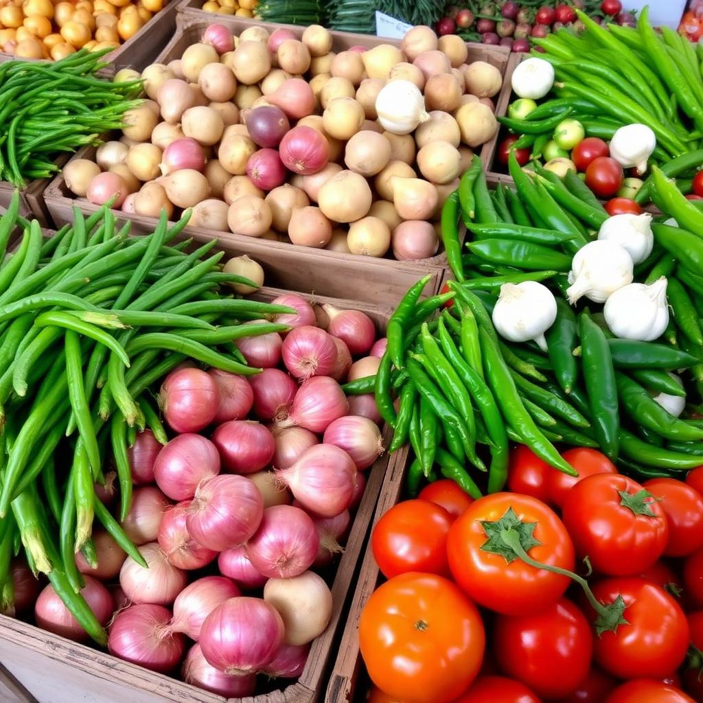 Onion & Vegetables