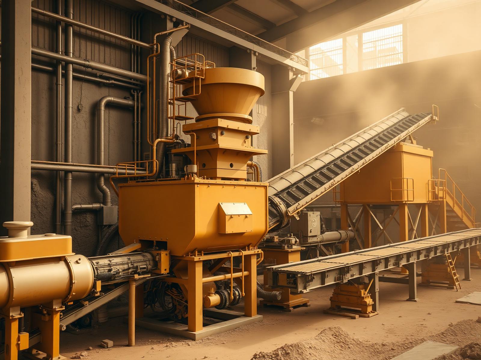 Crusher line at scale